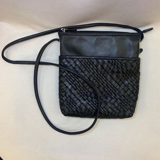 Purse: Leather Cross Weaved