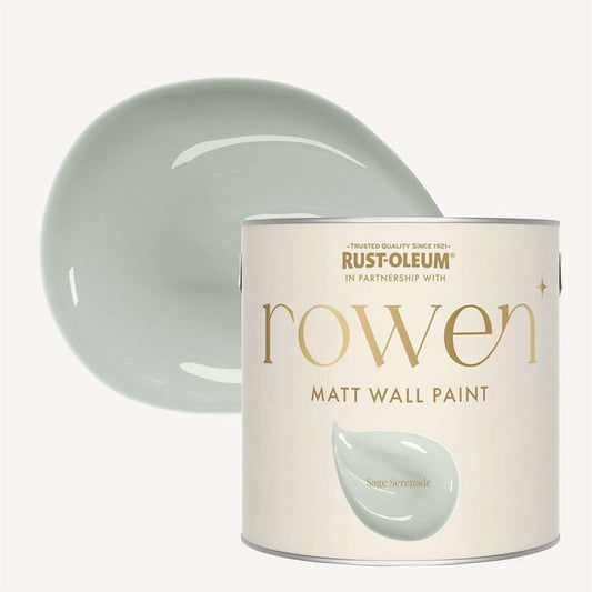 Sage Serenade Soft Green Walls & Ceilings Washable Flat Matt Paint - 2.5L Home Improvement