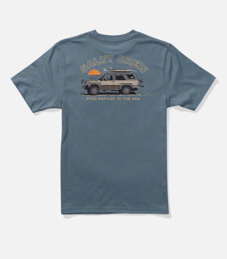 Salty Crew Boys' Gettn Ready SS Tee Apparel Salty Crew Slate Youth Small