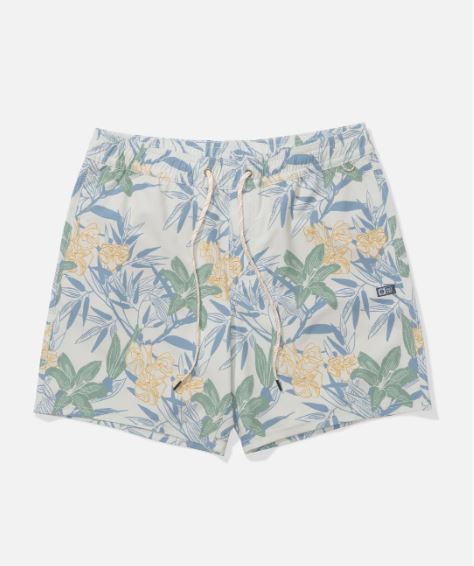 Salty Crew Men's Crew Volley 17" Apparel Salty Crew Off White Small