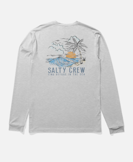 Salty Crew Men's Day Off Long Sleeve Sunshirt Apparel Salty Crew Clear Sky Small