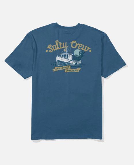 Salty Crew Men's Hauler Classic Tee Apparel Salty Crew Cast Blue Small