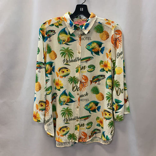 Shirt: Hawaiian Quarter Sleeve Buttons