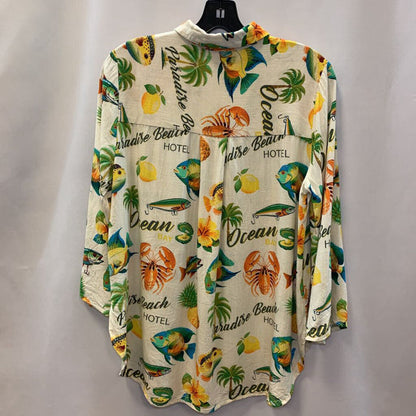 Shirt: Hawaiian Quarter Sleeve Buttons
