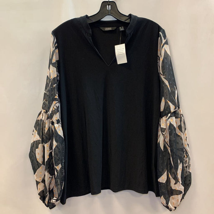 Shirt: Italia Knit Printed Sleeve with Gold Stitching