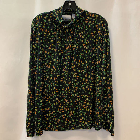 Shirt: Speckled Liquid Knit Mock-Neck