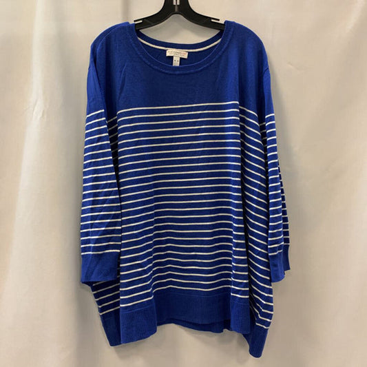Shirt: Striped Crew Neck Sweater
