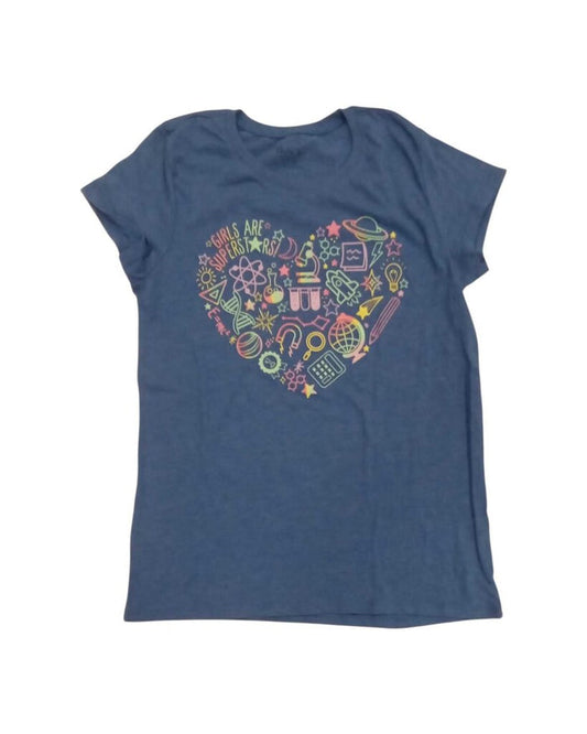 Short Sleeve Shirt: Girls are Superstars!