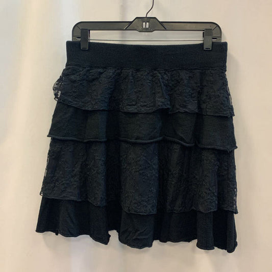 Skirt: Mini Knit Lace Layers
