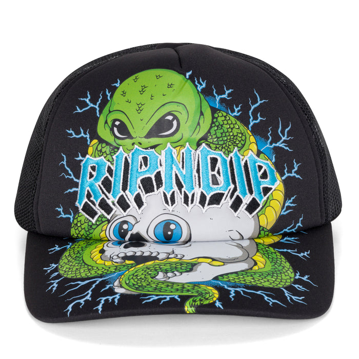 RIPNDIP Skull and Bones Trucker Hat (Black)