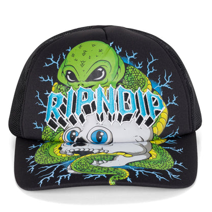 RIPNDIP Skull and Bones Trucker Hat (Black)