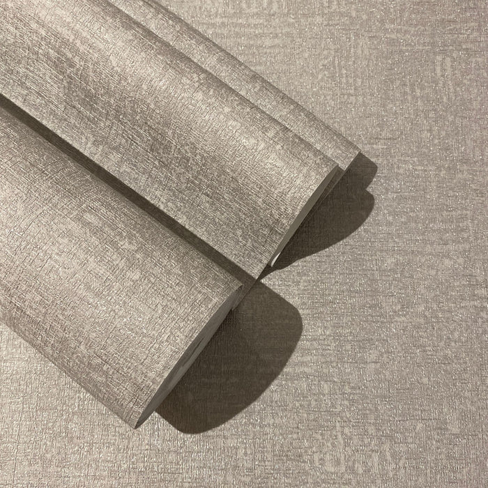 Sloane Greige Textured Shimmer Wallpaper Wallpaper