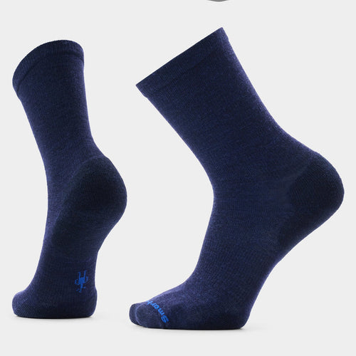 Smartwool Everyday Solid Rib Crew Socks Apparel Smartwool Navy-410 Medium