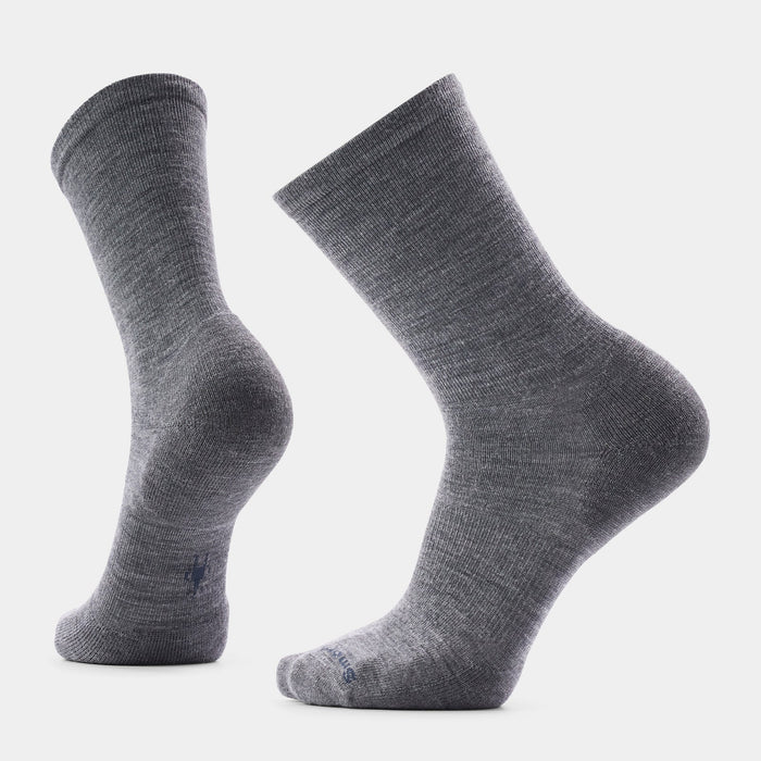 Smartwool Everyday Solid Rib Crew Socks Apparel Smartwool Medium Gray-052 Medium