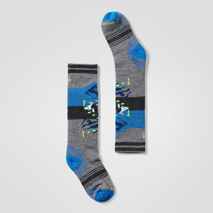 Smartwool Kids' Wintersport Gondola Over The Calf Socks Apparel Smartwool Medium Gray-052 Small