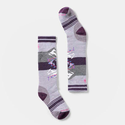 Smartwool Kids' Wintersport Gondola Over The Calf Socks Apparel Smartwool Purple Eclipse-H76 Small