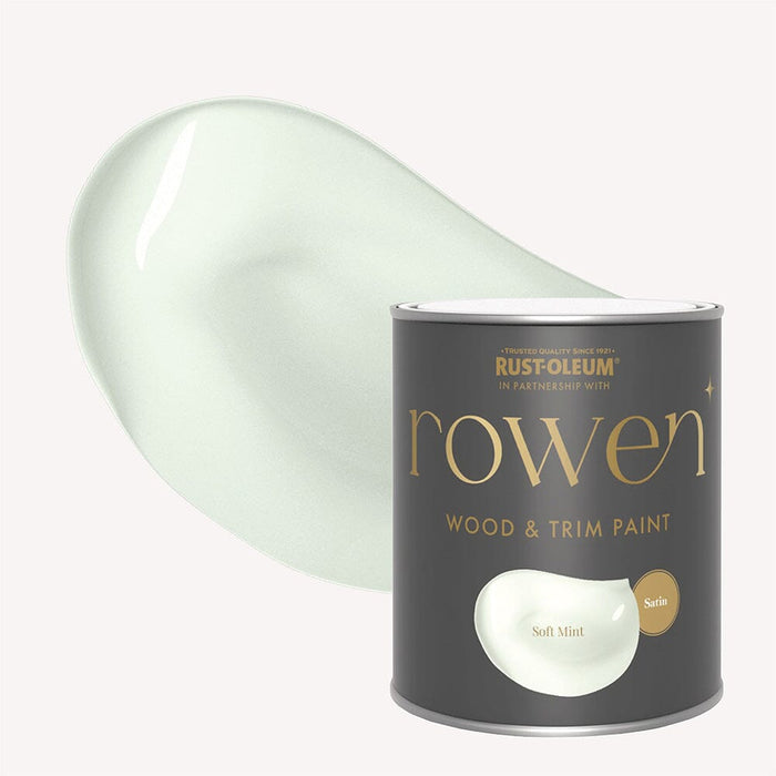 Soft Mint Satin Wood & Trim Paint - 750ml Home Improvement