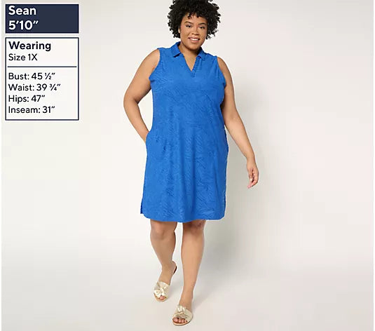 Soleil Regular Jacquard Terry Dress