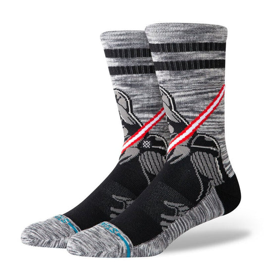 Stance Darth Crew Socks Apparel Stance Black Medium