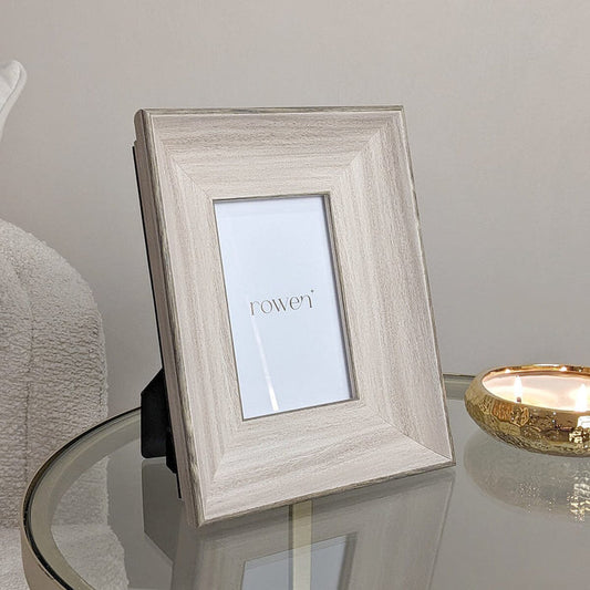 Stanton White Washed Wooden Photo Frame - 4x6" Accessories