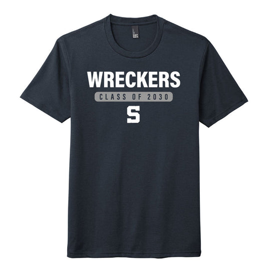 Staples Athletics Class of 2030 Cotton Blend Tee Logowear Staples Athletics Navy Adult XS