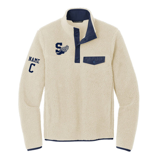 Staples Boys Cross Country Snap Fleece Pullover Logowear Staples Boys Cross Country Mens S