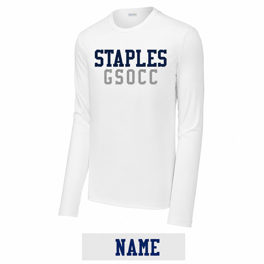 Staples Girls Soccer Team Performance Long Sleeve Logowear Staples Girls Soccer Adult XS