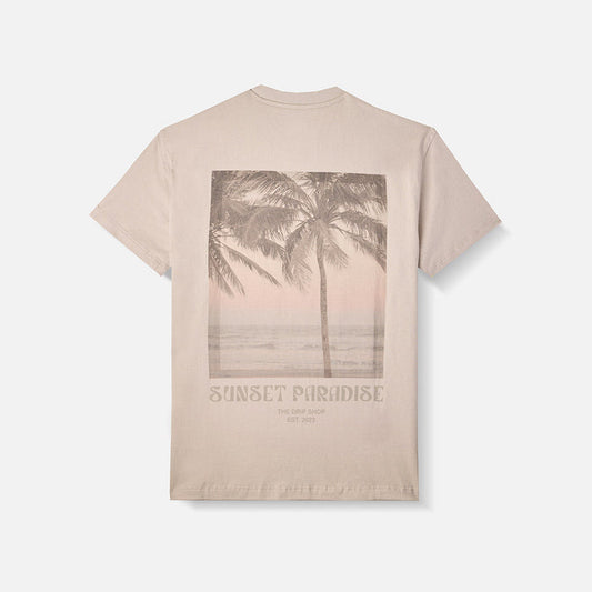 The Drip Shop Kids' Palm Paradise Tee Apparel The Drip Shop Bone Youth Small