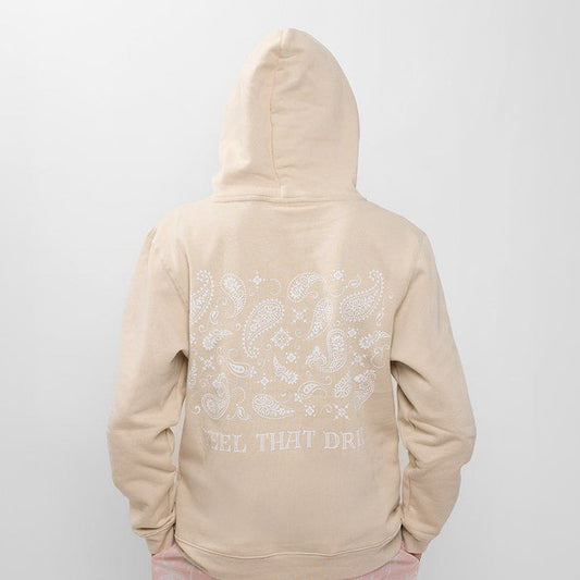 The Drip Shop Paisley Paradise Graphic Hoodie Apparel The Drip Shop Bone Youth Small
