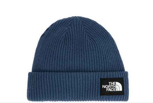 The North Face Salty Lined Beanie Accessories North Face Shady Blue-HDC