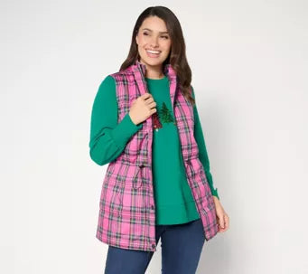 Totally Reversible Tartan Vest
