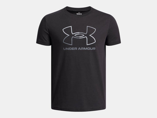 Under Armour Boys' GL Foundation Short Sleeve Apparel Under Armour Black/Mod Gray-001 Small