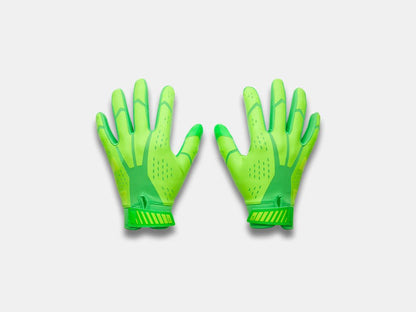 Under Armour Youth Blur Football Gloves Accessories Under Armour Green Energy/Hyper Green/High Vis Yellow-300 Youth Small