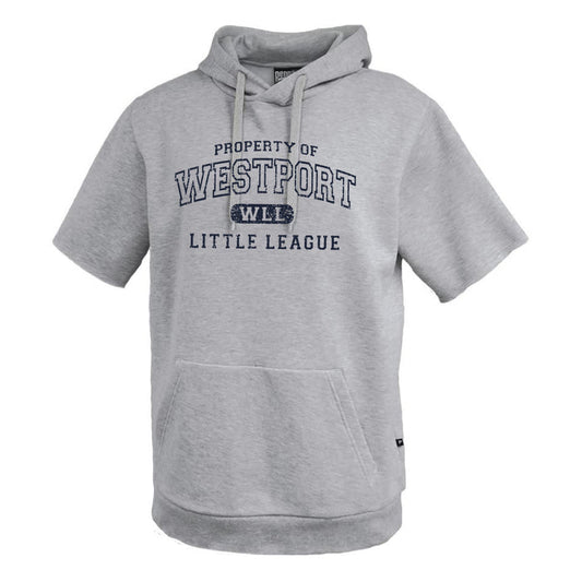 Westport LL Baseball Short Sleeve Fleece Hoodie Logowear Westport Little League Baseball Youth S
