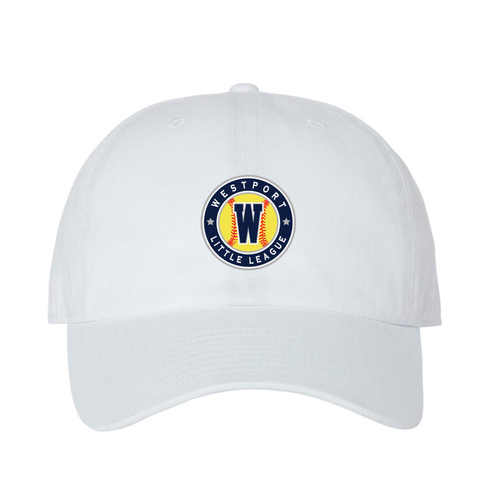Westport LL Softball Hat Logowear Westport LL Softball White