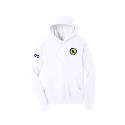Westport LL Softball Sponge Fleece Hooded Sweatshirt Logowear Westport LL Softball White Adult XS