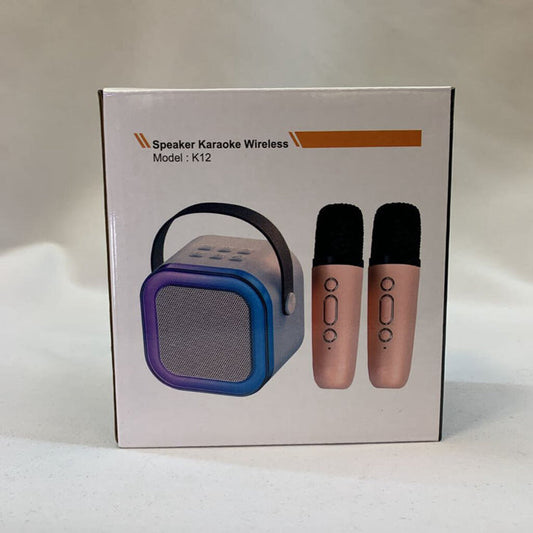Wireless Karaoke Speaker 2 Microphones